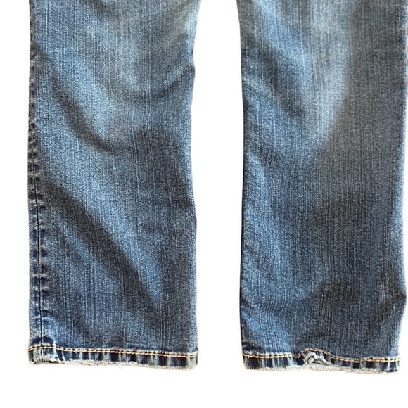 Silver Suki Cropped Capri Blue Jeans Size 28 - Picture 8 of 10